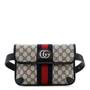Gucci Gg Supreme Web Small Ophidia Belt #247350G99B